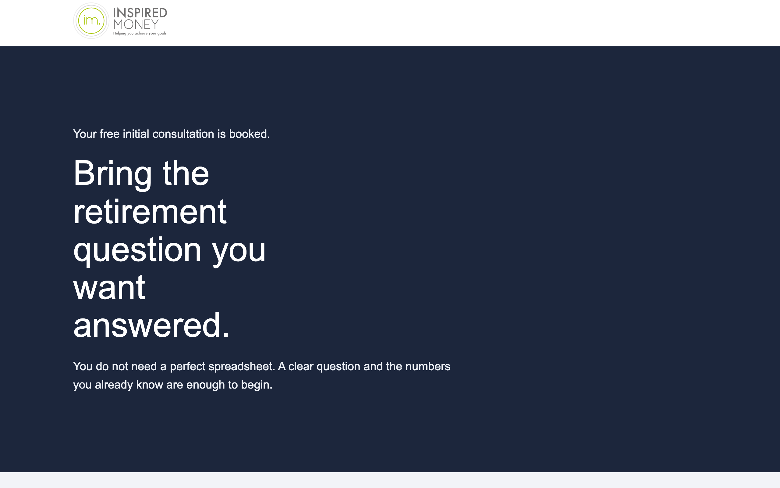 Confirmation page preview